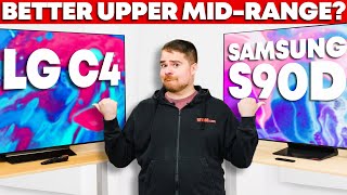 LG C4 vs Samsung S90D Battle of The Upper MidRange OLEDs [upl. by Marbut311]