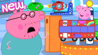 Peppa Pig Tales 🎢 SUPERmarket Rollercoaster Rides 🛒 BRAND NEW Peppa Pig Episodes [upl. by Nivla]