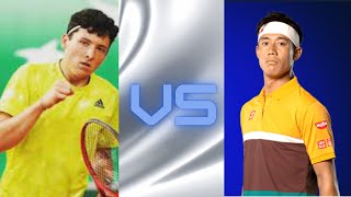 Max Hans Rehberg GER Vs Kei Nishikori 錦織圭2024 HPP Open [upl. by Carol]