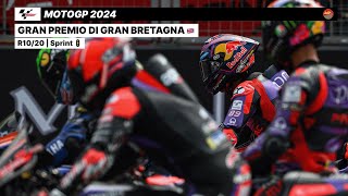 🏍️ MotoGP  LIVE Sprint GP Gran Bretagna 🇬🇧 [upl. by Ahsiram]