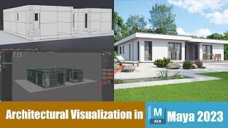 Architectural Visualization in Maya Part 1 [upl. by Nivlek]