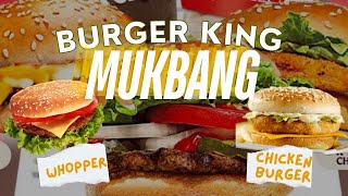 BURGER KING MUKBANG [upl. by Crescantia]