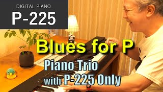 【YAMAHA P225】Blues for P MKono  P225 １台でピアノトリオができる！ [upl. by Ise]