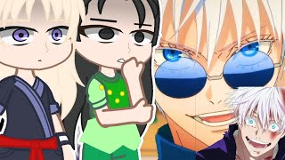 zoldyck family react to killua as gojo ll Gojo vs toji Fight scene ll part 2 ll gacha reaction [upl. by Fabiolas]