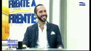 Primera entrevista a Nayib oficialmente como candidato a la Presidencia [upl. by Refenej96]