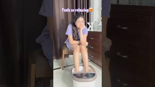 I tried AGARO Foot Spa Machine😍 relaxing viralbeauty [upl. by Theurich]