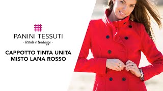 Cappotto in Misto Lana Rosso per colorare il tuo Inverno [upl. by Sheply]