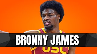 ANÁLISE BRONNY JAMES  NBA DRAFT 2024 [upl. by Ahtibbat]