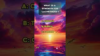 Synonym Trivia Quiz  How well can you do quizgame trivia quiz viralshorts synonyms fyp [upl. by Agretha]