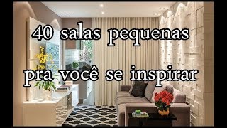 40 SALAS PEQUENAS PRA VOCÊ SE INSPIRAR [upl. by Trautman]