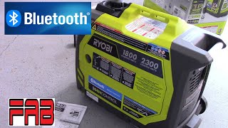 Ryobi 2300 Watt Inverter Generator with Bluetooth It’s so Quiet [upl. by Annailuj563]