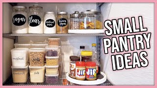 Small Pantry Makeover Before amp After [upl. by Domini]