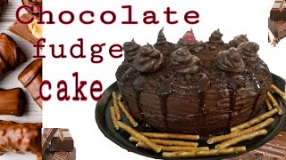 Chocolate cake  Black forest fudge recipe1 Minute Recipe [upl. by Olotrab]