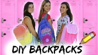 Back to School DIY Backpacks  Giveaway  CloeCouture [upl. by Lamb358]