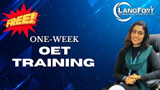 OneWeek Free OET Training [upl. by Malik750]