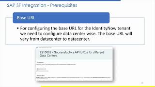 ENH iSecure SailPoint IdentityNow SAP SuccessFactors Integration Presentation [upl. by Gordan]