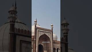 Jama masjid  DELHI  built by mughal badshah Shah jahan mughalarchitecture jamamasjiddelhi [upl. by Arraik801]