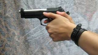 Airsoft Beretta 92F quotSamuraï Edgequot Marui Biohazard [upl. by Hubie]