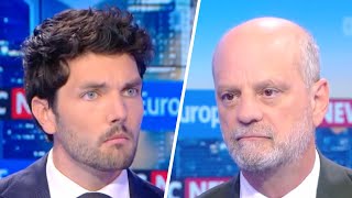 JeanMichel Blanquer  quotEMacron réussit souvent les choses difficiles et rate les plus facilesquot [upl. by Elleved]