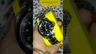 INVICTA Pro Diver Automatic Black Dial Analog Watch unboxing [upl. by Ahsas352]