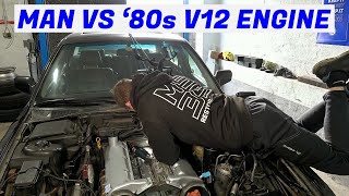 Rejuvenating a 34YearOld V12 Engine  BMW E32 750iL  Project Karlsruhe Part 7 [upl. by Tiloine]