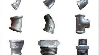 China Malleable cast iron pipe fittings manufacture galvanized tee 130 [upl. by Yajnas]