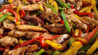 Chicken Fajitas Recipe [upl. by Ennayelhsa]