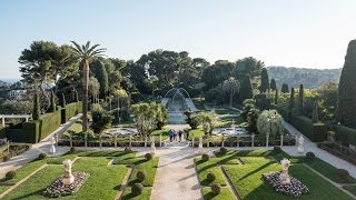 Cote dAzure  Villa Ephrussi de Rothschild amp Grand Hyatt Cannes Hotel Martinez [upl. by Ecirtel]