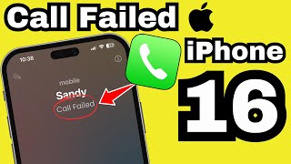 Fix Call Failed iPhone 16 iPhone 16 Pro 16 Pro Max Quick amp Easy [upl. by Acisseg901]