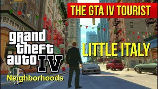 The GTA IV Tourist Little Italy Liberty City Neighborhoods [upl. by Anitsirk694]