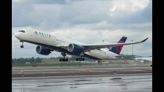 Delta A350900 take off DTW [upl. by Nassir59]