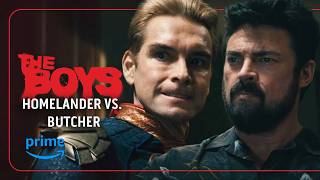 Homelander vs Butcher  The Boys  Prime Video [upl. by Darach506]