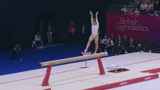 Amelie MorganBeamSILVERWAG Snr App2024 Gymnastics British Championships [upl. by Talya]