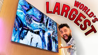 The World’s Largest OLED TV in Action [upl. by Etnoel]