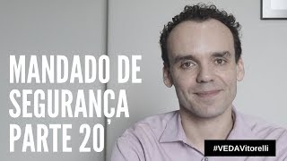 Mandado de Segurança  parte 20  Legitimidade Passiva [upl. by Enois]