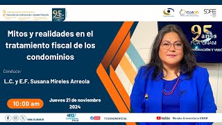 Mitos y realidades en el tratamiento fiscal de los condominios [upl. by Percival]