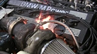 BMW E32 S38B36 TURBO Teaser [upl. by Atinot500]