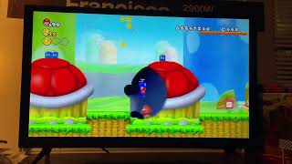 Newer Super Mario Bros Wii 100 Walkthrough Part 24 MiniMega Island [upl. by Eugilegna111]