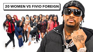 20 WOMEN VS 1 RAPPER FIVIO FOREIGN [upl. by Irret631]