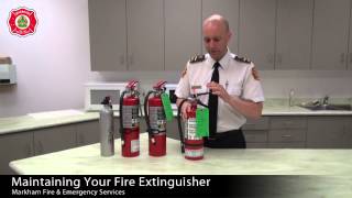 Fire Extinguisher Maintenance [upl. by Emmeline]