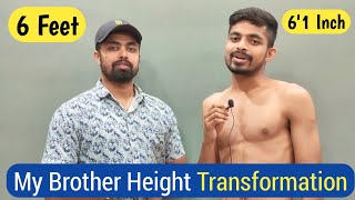 Height Transformation Of My Smaller Brother From 5 To 6 Feet [upl. by Nivloc]