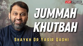 The Blessings of Winter  Shaykh Dr Yasir Qadhi Jumuah Khutbah [upl. by Okuy]