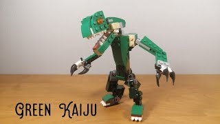 Lego 31058 alternate build Green Kaiju [upl. by Sheff628]