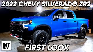 2022 Chevrolet Silverado ZR2 First Look  MotorTrend [upl. by Rorrys]