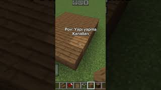 Pov yapı yapma kanalları keşfet keşfet keşfet minecraft gaming funny [upl. by Buehrer]