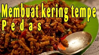 Resep cara membuat kering tempe [upl. by Enyrhtac]