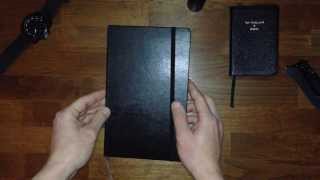 Moleskine Ruled Notebook Large Size Hardcover Review [upl. by Bradford]