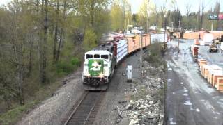 BNSF Gold Bar Turn  Snohomish WA 4212011 [upl. by Rexanna]