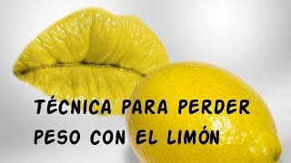 Quema grasas natural el limón Desintoxica tu cuerpo Pierde peso con el limon [upl. by Titus189]