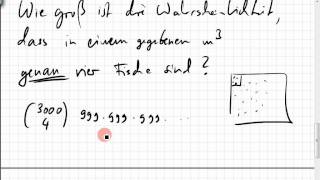 10A5 PoissonVerteilung hergeleitet mit Binomialkoeffizient Exponentialfunktion [upl. by Annoj]